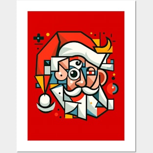 Portrait of Santa Claus 2 Posters and Art